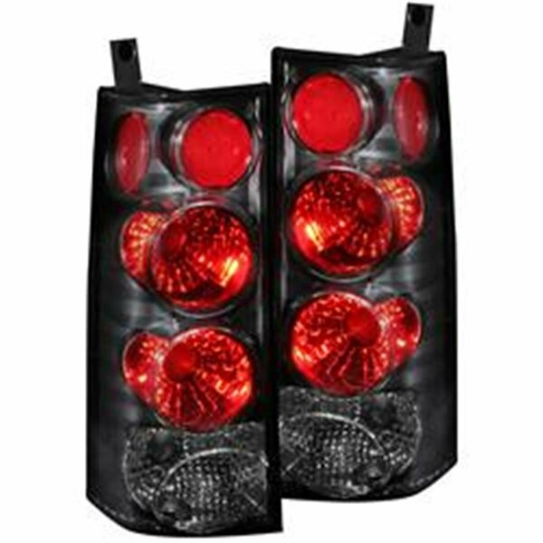 Kento Gear 03-15 Chevroletrolet Express & GMC Savana Tail Lights - Black KE3632905